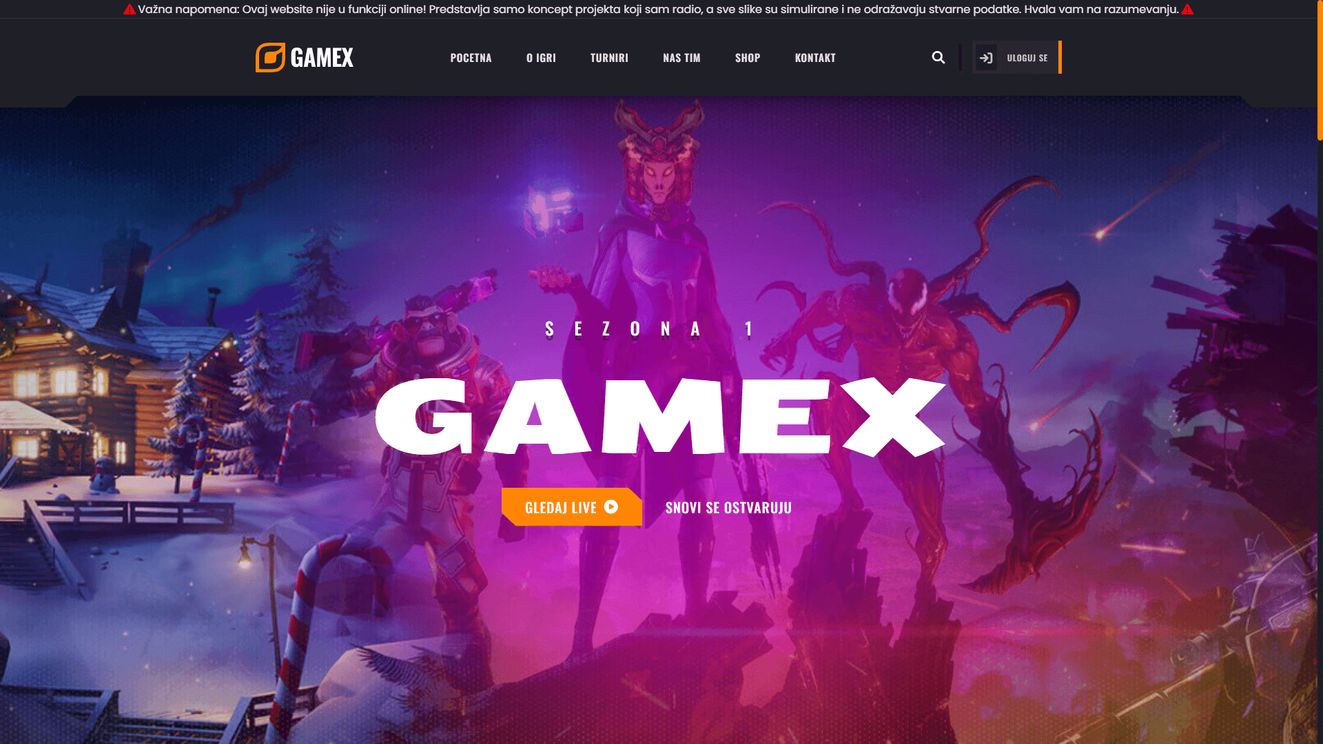 GAMEX WEBSITE